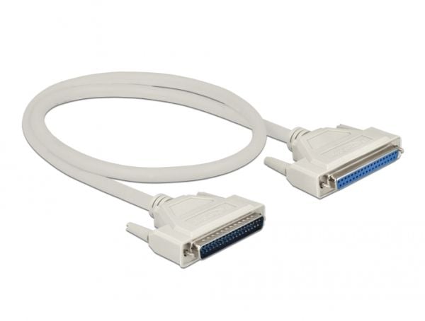 Delock - Seriell kabel - DB-37 (hann) skrubar til DB-37 (hunn) skrubar - 0.5 m - beige