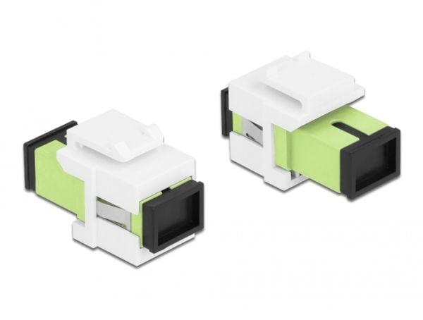 Delock - Trapes-jakk - SC MM - lime green/white