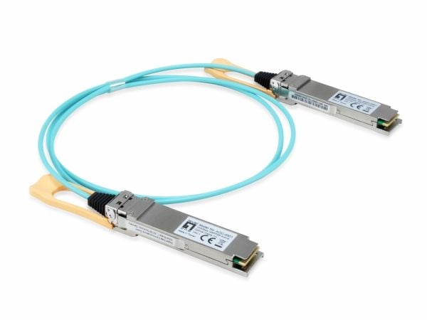 LevelOne - 100GBase-SR4-AOC direct attach cable - QSFP28 til QSFP28 - 1 m - fiberoptisk - IEEE 802.3bm - Active Optical Cable (AOC)