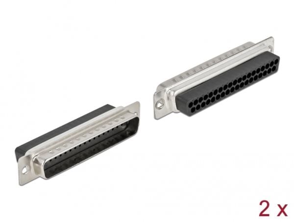 Delock - Datakopling - DB-37 (hann) (en pakke 2)