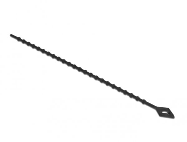 DeLOCK 19568, Helmipintainen johdinside, Polyamidi, Musta, 3,6 cm, -20 - 60 °C, 15 cm