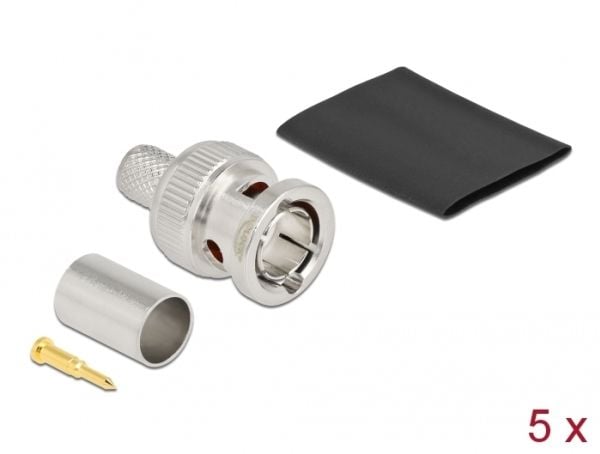 Delock - RF-kontakt - BNC hann - koaksial