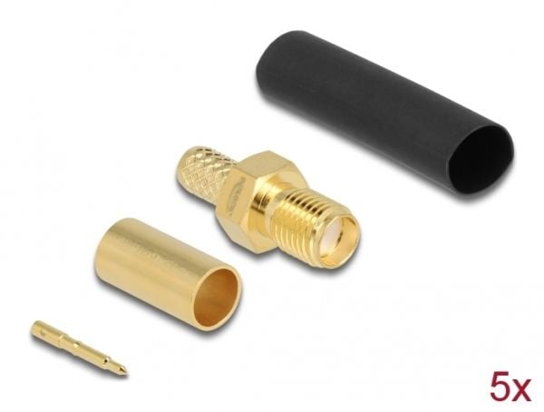 Delock - Antennetilkobling - RP-SMA (S) crimp (90045)