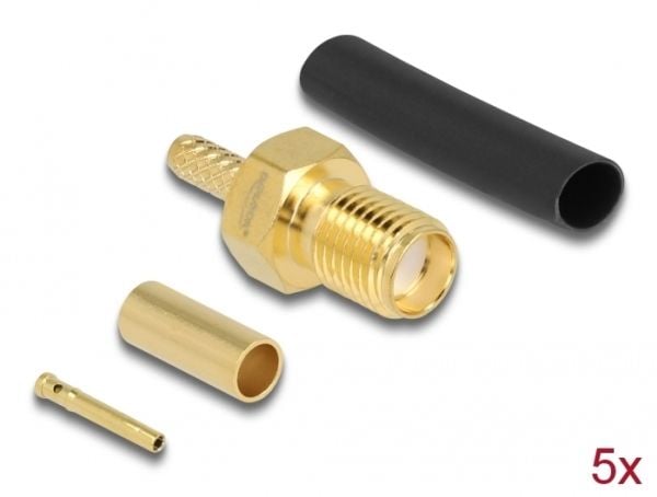 Delock - Antennetilkobling - SMA (M) crimp - RG-174/RG-316 (90037)