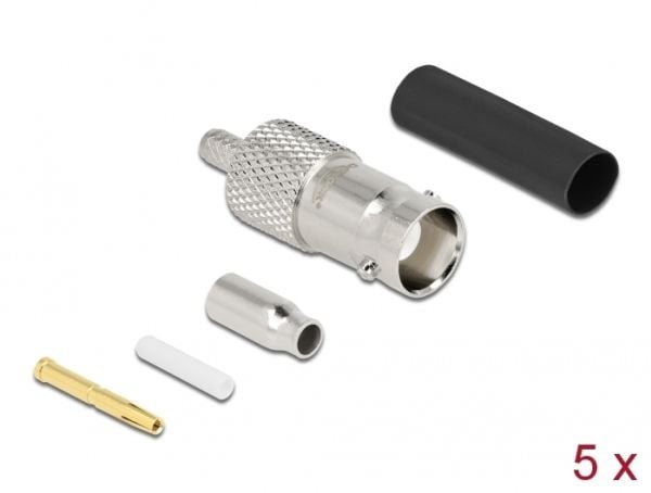 Delock - Antennetilkobling - BNC (M) crimp - RG-174/RG-316 (90014)