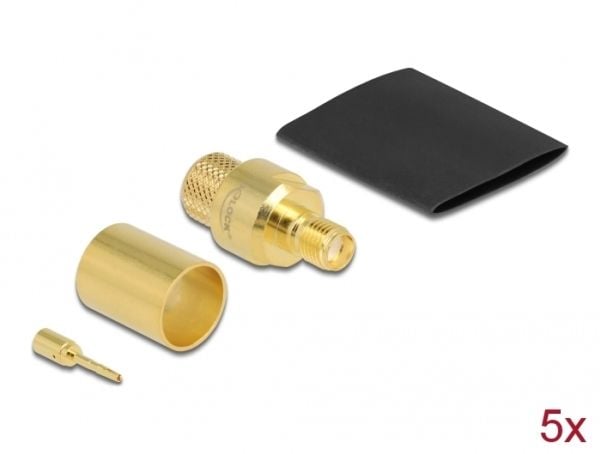 Delock - Antennetilkobling - SMA (M) crimp - LMR-400 (90036)