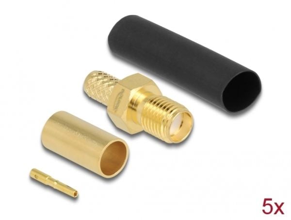 Delock - Antennetilkobling - SMA (M) crimp - LMR-200 (90038)