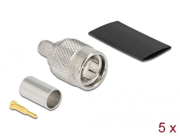Delock - RF-kontakt - TNC hane - koaxial