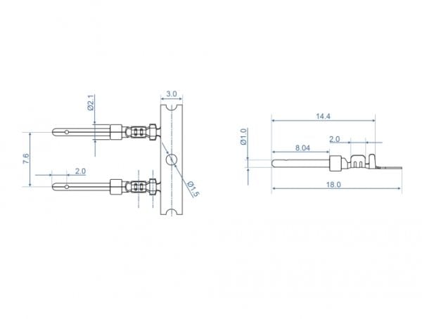 Delock - Krimpstift (paket om 40)