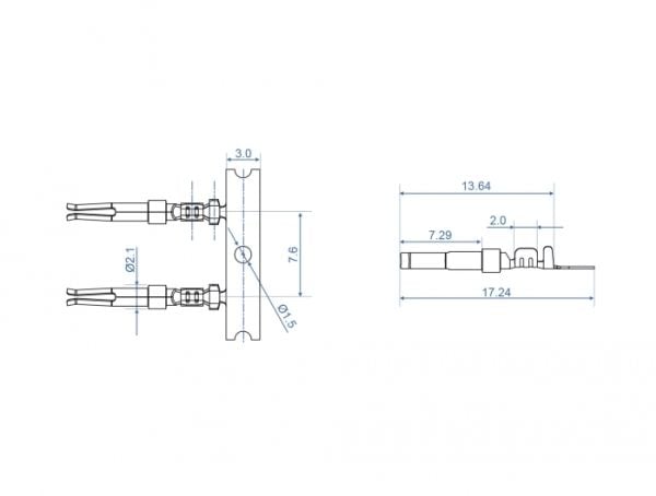 Delock - Krimpstift (paket om 40)