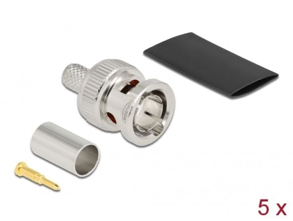 Delock - Antennetilkobling - BNC (M) crimp - RG-59 (90025)