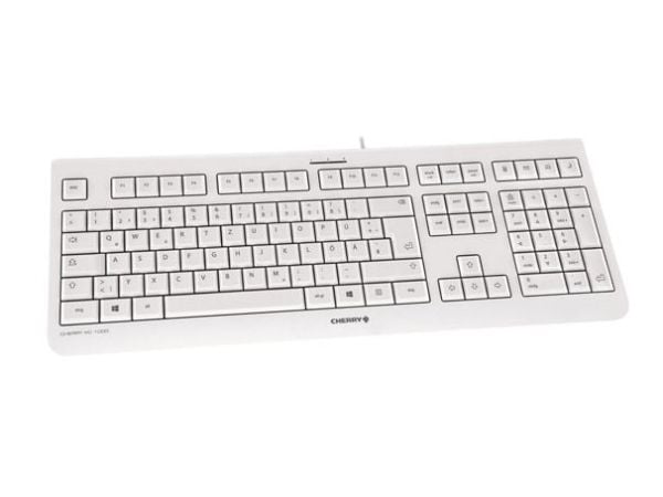 CHERRY KC 1000 - Tastatur - Spansk - lysegrå