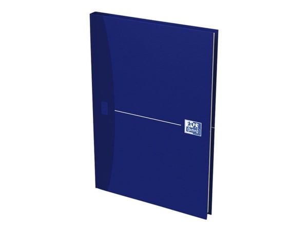 Oxford Original Blue - Notisbok - eskebundet - A5 - 96 ark / 192 sider - hvitt papir - linjert - blått deksel - kartong