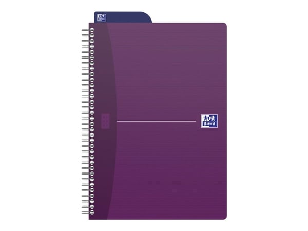 Oxford 400090614, Yksivärinen, Purppura, Hopea, Sininen, Musta, B5, Matta, 90 g/m², Universaali