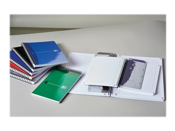 Oxford Essentials Notesbog, B5/Tablet, linjeret - assorteret farve