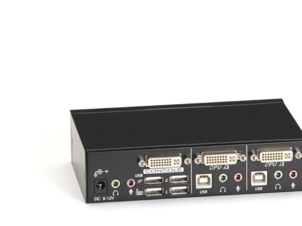 Black Box ServSwitch, 1920 x 1200 pixlar, Svart