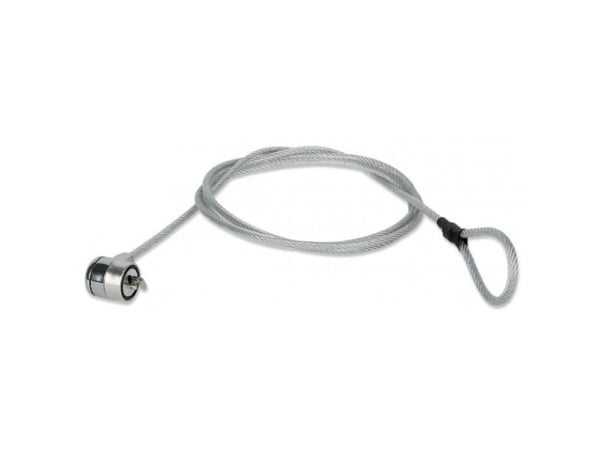 Techly IQ-LOK-08-KT, 1,5 m, Kensington, Avain, Terästä, Hopea