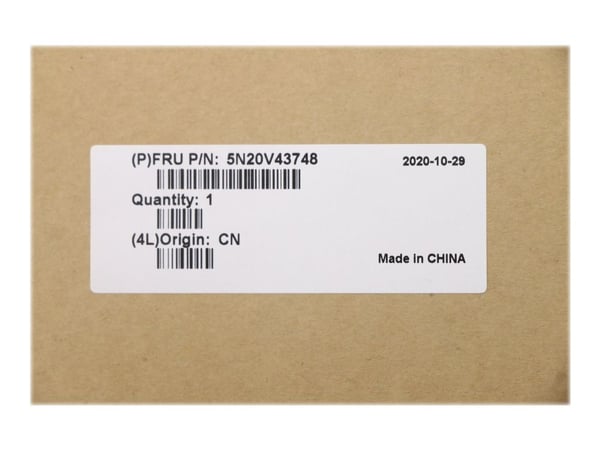 Chicony - Erstatningstastatur for bærbar PC - Storbritannia - svart - for ThinkPad P14s Gen 1 20S4, 20S5; T14 Gen 1 20UD, 20UE