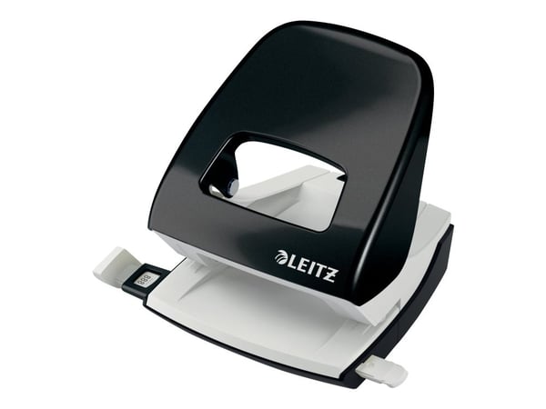 Leitz WOW 5008 - Hullstanser - 30 ark / 3 mm - plast, metall - svart