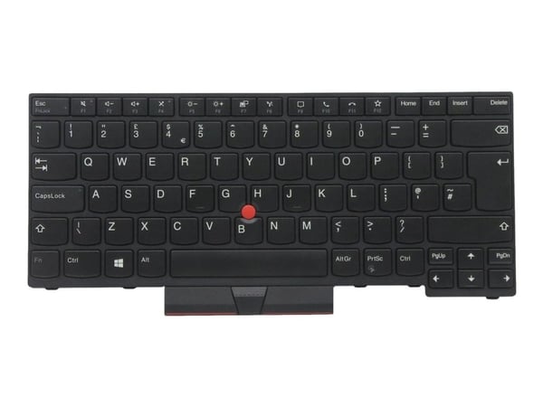 Chicony - Erstatningstastatur for bærbar PC - Storbritannia - svart - for ThinkPad P14s Gen 1 20S4, 20S5; T14 Gen 1 20UD, 20UE