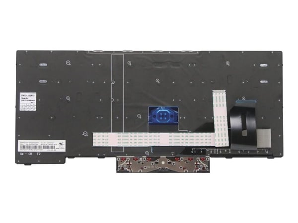 Chicony - Erstatningstastatur for bærbar PC - Storbritannia - svart - for ThinkPad P14s Gen 1 20S4, 20S5; T14 Gen 1 20UD, 20UE