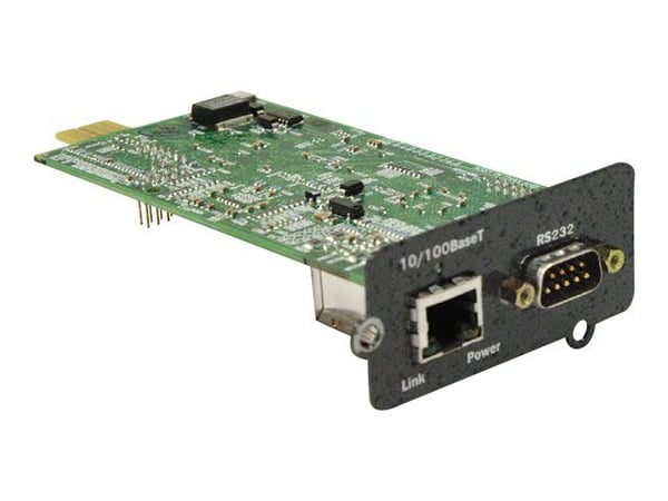Liebert Intellislot Web Card - Adapter for fjernstyrt administrasjon - Liebert IntelliSlot - 100Mb LAN, RS-232 - 100Base-TX - for Liebert GXT3