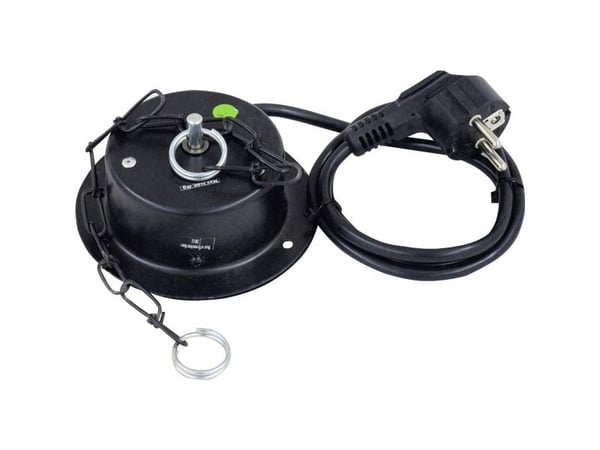 Eurolite MD-1015 Rotary motor with plug, Svart, 230 V, 50 Hz, 300 g, 113 x 133 x 58 mm