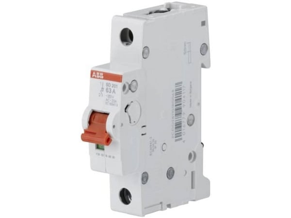 ABB 50A 1P modulaarinen erottimet SD201/50 (2CDD281101R0050)