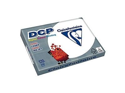 Clairefontaine DCP, Laser-/Mustesuihkutulostus, A4 (210x297 mm), 250 arkkia, 120 g/m², Valkoinen, 128 µm