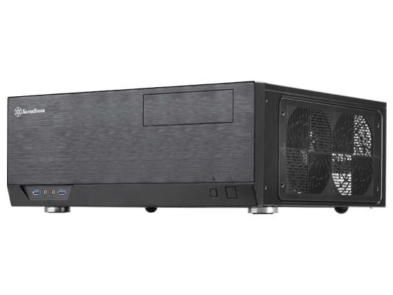 SilverStone Grandia GD09 - Tower - SSI CEB - ingen strömförsörjning (ATX / PS/2) - svart - USB/ljud