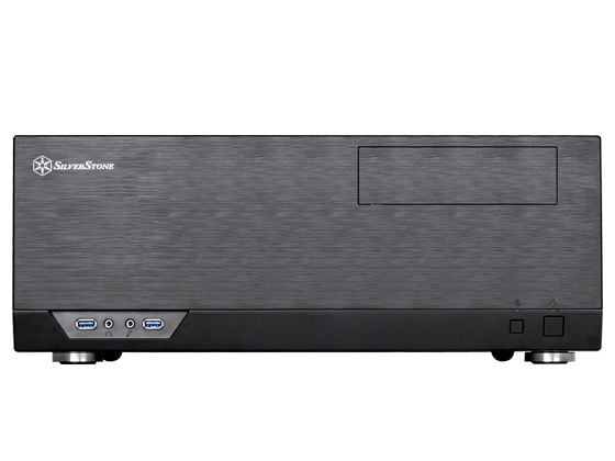 SilverStone Grandia GD09 - Tower - SSI CEB - ingen strömförsörjning (ATX / PS/2) - svart - USB/ljud