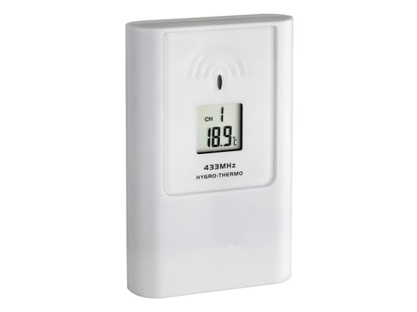 TFA-Dostmann Casa, Hvit, Inne Termometer, Utendørs Fuktighetsmåler, Utendørs Barometer, Plast, 20 - 90%, -40 - 70 °C, -40 - 158 °F
