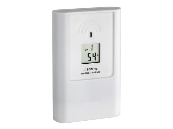TFA-Dostmann Casa, Hvit, Inne Termometer, Utendørs Fuktighetsmåler, Utendørs Barometer, Plast, 20 - 90%, -40 - 70 °C, -40 - 158 °F