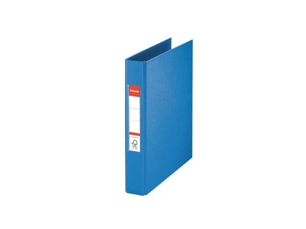 Esselte Ringperm Vivida A5 2RR/25mm, 30% resirkulert folie, A5, Plast, Blå, 190 ark, 2,5 cm, 40 mm