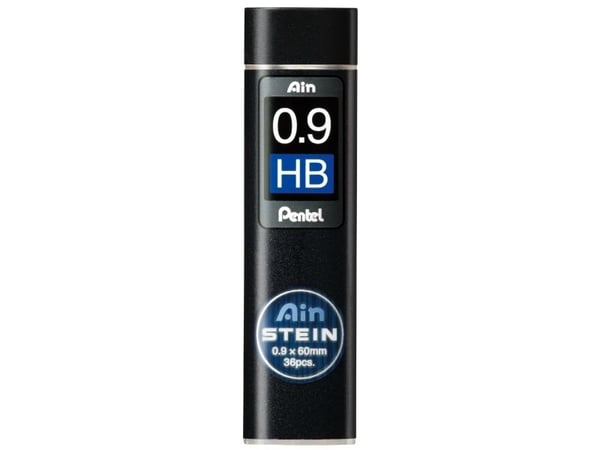 Stivere pentel ain stein høy polymer, hb, 0,9 mm, kasse med 36 stk.