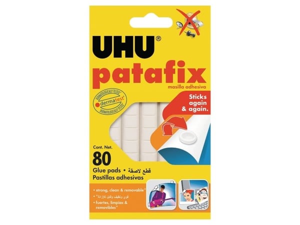 Hæftemasse UHU Patafix, pakke a 80 stk.