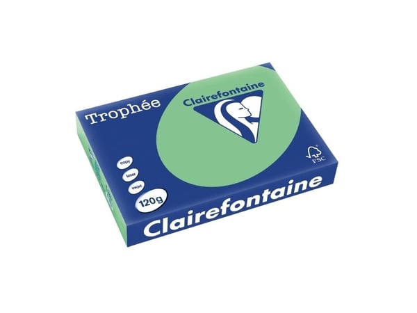 Clairefontaine Trophée A4, Kopiering, A4 (210x297 mm), 120 g/m², Grønn Clairefontaine Trophée A4, Kopiering, A4 (210x297 mm), 120 g/m², Grønn