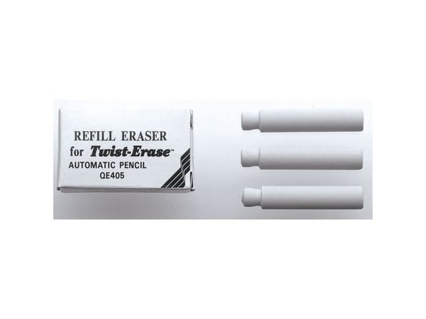 Pentel E10, Valkoinen, Aikuinen & lapsi, Side FX, Twist-Erase CLICK, Twist-Erase EXPRESS, Twist-Erase III, 3 kpl