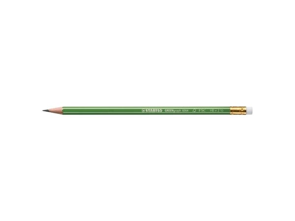 STABILO GREENgraph, HB, Grønn, Sekskantet, Hobby, Kontor, Skole, 2,2 mm, 45 mm