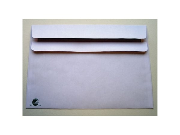 BONG Mailman - Konvolutt - International C5 (162 x 229 mm) - lommebok - åpen side - selvklebende - fargekantforing - hvit - pakke av 500
