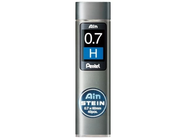 Stifter, Pentel Ain Stein High Polymer, H, 0,7 mm, pakke a 40 stk
