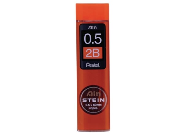 Pentel C275-2BO, Grå, Fint, Oransje, 0,5 mm, 40 stykker, Boks