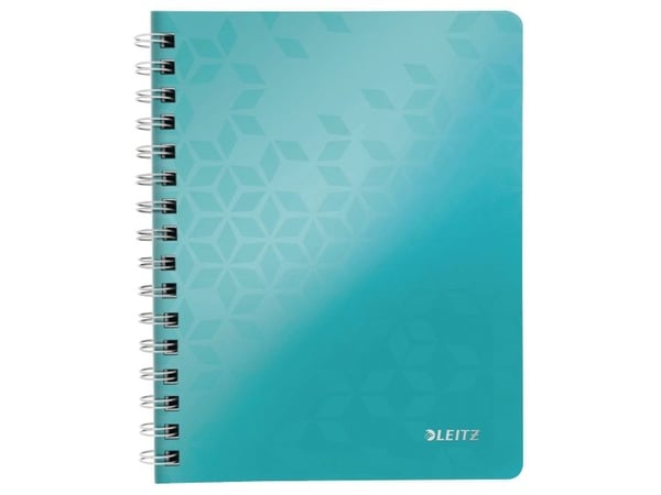 Leitz Notatbok WOW PP A5 Linjer 80 ark, Monokromatisk, Blå, A5, 80 ark, 80 g/m², Linjerte ark Leitz Notatbok WOW PP A5 Linjer 80 ark, Monokromatisk, Blå, A5, 80 ark, 80 g/m², Linjerte ark