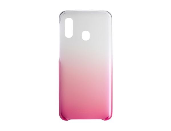 Samsung Gradation Cover EF-AA202 - Baksidedeksel for mobiltelefon - mørkerosa - for Galaxy A20e