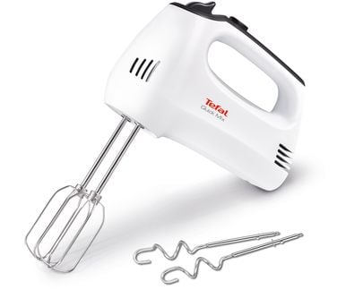 Tefal HT310138, Käsisekoitin, Musta, Valkoinen, Sekoitus, Painikkeet, Ruostumaton teräs, 300 W