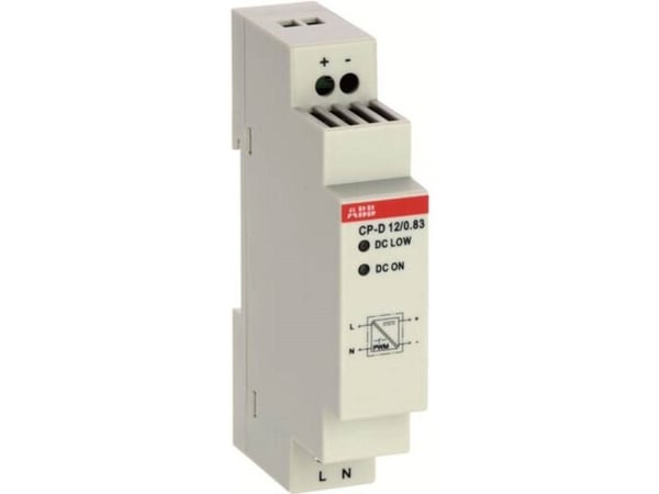 ABB CP-D 12/0.83, 100 - 240 V, 0.83 A, Hvit, RoHS, 18 mm, 57,5 mm