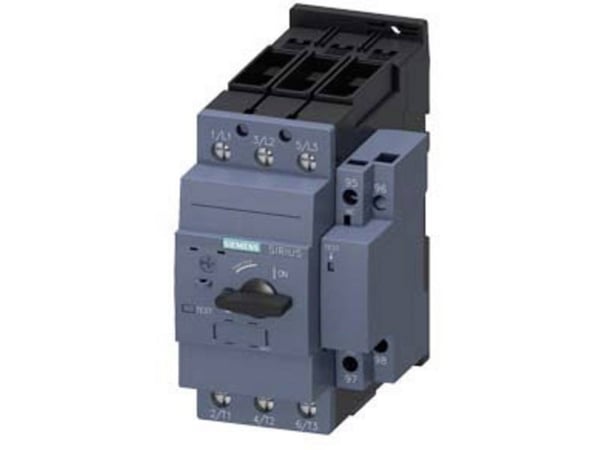 Siemens 3RV2131-4PA10 Strömbrytare 1 st Inställningsområde (ström): 28 - 36 A Kopplingsspänning (max.): 690 V/AC (B x H x D) 75 x 140 x 149 mm