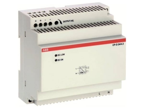 ABB CP-D 24/4.2, 100 - 240 V, 4.2 A, Hvit, RoHS, 89,9 mm, 57,5 mm