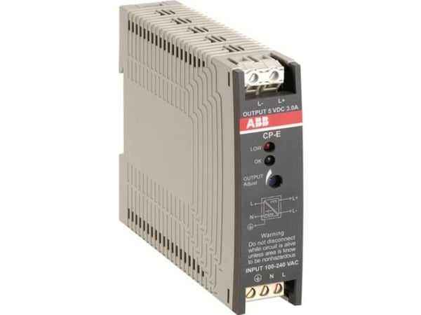 ABB CP-E 24/0.75, Innendørs, 100 - 240 V, 47 / 63 Hz, 18 W, 24 V, 0,75 A