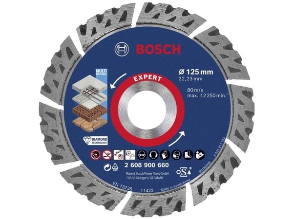 Bosch DIAMANTSKÆRESKIVE MULTI 125MM